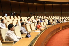 Các đại biểu Quốc hội tại phiên họp. (Ảnh: Văn Điệp/TTXVN)