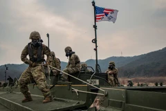 Quân đội Mỹ và Hàn Quốc trong một cuộc tập trận. (Ảnh: Military Times)