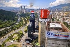 Một góc thủ đô Caracas của Venezuela. (Ảnh: Winksmind)