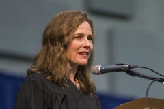 Thẩm phán tòa phúc thẩm theo đường lối bảo thủ Amy Coney Barrett. (Ảnh: Bloomberg)