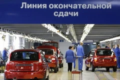 Dây chuyền sản xuất của hãng ôtô Avtovaz. (Ảnh: Reuters)