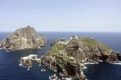 Chuỗi đảo Takeshima mà phía Hàn Quốc gọi là Dokdo. (Ảnh: Reuters)