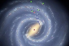 Dải Ngân hà. (Ảnh: AFP)