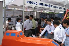 Lễ ra mắt phòng thí nghiệm trọng điểm quốc gia. (Ảnh: Hữu Duyên/Vietnam+)