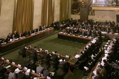 Hội nghị Liên hợp quốc về giải trừ quân bị toàn cầu. (Ảnh: Reuters)