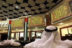 Thị trường chứng khoán Dubai tăng điểm hàng loạt. (Ảnh: Reuters)