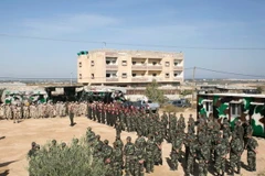 Phong trào Hồi giáo Hamas ở Gaza tuyên bố đã triển khai lực lượng dọc tuyến biên giới có chiều dài 13km giữa Gaza và Sinai, Ai Cập. (Nguồn: AFP/TTXVN)