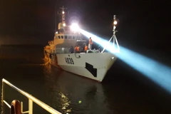 Công tác tìm kiếm cứu nạn máy bay Casa-212 mất tích. (Ảnh: Hồng Pha/TTXVN)