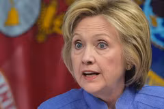 Bà Hillary Clinton phát biểu tại Hampton, Virginia ngày 15/6. (Nguồn: AFP/TTXVN)