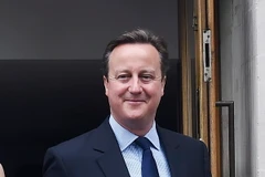 Thủ tướng Anh David Cameron sau khi bỏ phiếu trưng cầu ý dân ở London, ngày 23/6. (Nguồn: THX/TTXVN)