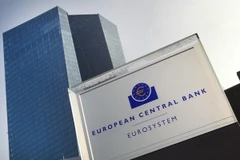 Quang cảnh bên ngoài trụ sở ECB ở Frankfurt am Main, miền tây Đức ngày 21/1. (Nguồn: AFP/TTXVN)