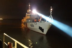 Công tác tìm kiếm cứu nạn máy bay Casa-212 mất tích. (Ảnh: Hồng Pha/TTXVN)