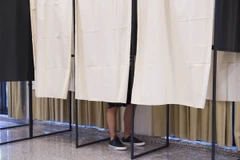 Một điểm bỏ phiếu ở Mamer -Capellen, tây nam Luxembourg. (Nguồn: AFP/TTXVN)