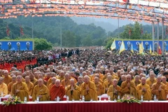 Đại lễ Hoằng Pháp toàn quốc 2015. (Ảnh: Nguyễn Hoàng/TTXVN)