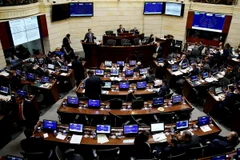 Toàn cảnh phiên họp của Thượng viện Colombia ngày 29/11. (Nguồn: EPA/TTXVN)