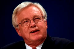 Bộ trưởng Brexit David Davis tại một hội nghị ở Birmingham, Anh ngày 2/10. (Nguồn: EPA/TTXVN)