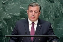 Ứng cử viên của Đảng Giấc mơ Gruzia, Giorgi Kvirikashvili. (Nguồn: EPA/TTXVN)