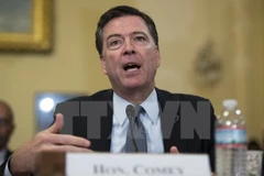 Giám đốc FBI James Comey tại phiên điều trần trước Quốc hội Mỹ ở Washington ngày 14/7. (Nguồn: AP/TTXVN)