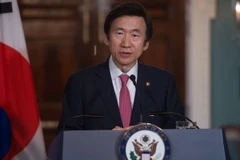 Ngoại trưởng Hàn Quốc Yun Byung-se tại một cuộc họp ở Washington, DC, ngày 19/10. (Nguồn: AFP/TTXVN)