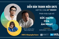 Hàng trăm bạn trẻ Việt Nam đã tham gia Diễn đàn Thanh niên trực tuyến UN75. (Ảnh: PV/Vietnam+)