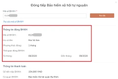 Đóng tiền tham gia bảo hiểm xã hội tự nguyện có thể thực hiện trực tuyến từ 1/7. (Ảnh:PV/Vietnam+)