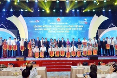 Khai mạc Kỳ thi Kỹ năng nghề quốc gia lần thứ 11 năm 2020. (Ảnh: Anh Tuấn/TTXVN)