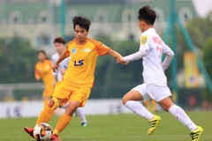 TP.HCM I vô địch lượt đi giải bóng nữ Vô địch Quốc gia 2020. (Ảnh: Minh Dân/Vietnam+) 