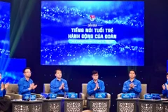 Ban Bí thư Trung ương Đoàn tham gia diễn đàn. (Ảnh: Trung ương Đoàn)