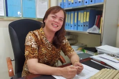 Cô Lợi đã được tin tưởng giao nhiệm vụ làm hiệu trưởng các trường mầm non trọng điểm trên địa bàn Thành phố Điện Biên Phủ là Trường Mầm non 20/10 và từ năm 2022 đến nay là Trường Mầm non Hoa Ban. (Ảnh: PM/Vietnam+)