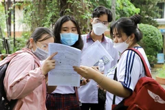 Thí sinh dự thi Tốt nghiệp Trung học phổ thông. (Ảnh: Hồng Giang/TTXVN)