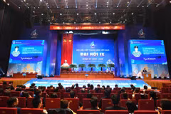 Phiên khai mạc đại hội. (Ảnh: CTV/Vietnam+)