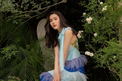 Á hậu Phương Anh vừa tốt nghiệp thủ khoa ngành Hệ thống quản lý thông tin (Đại học RMIT). Cô thông thạo cả ba ngôn ngữ là tiếng Anh, tiếng Pháp, tiếng Nhật. (Ảnh: CTV/Vietnam+)