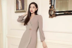 Thời trang dành cho những cô nàng công sở. (Ảnh: CTV/Vietnam+)