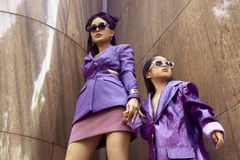 Phong cách thời trang đường phố cực sành điệu cho mẹ và bé 