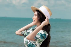 Á hậu Ngọc Thảo từng tham dự cuộc thi Miss Grand International 2020 tại Thái Lan. (Ảnh: CTV/Vietnam+)