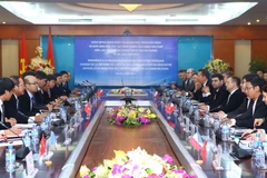 Quang cảnh buổi làm việc. (Ảnh: Minh Quyết/TTXVN)