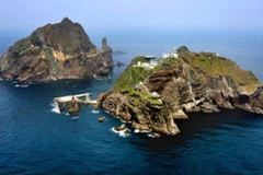 Quần đảo tranh chấp mà Seoul gọi là Dokdo và Tokyo gọi là Takeshima. (Nguồn: Getty)