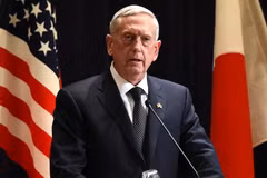 Bộ trưởng Quốc phòng Mỹ Jim Mattis. (Nguồn: AFP/TTXVN)