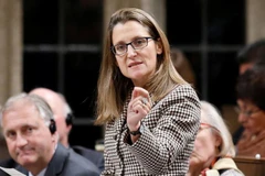 Ngoại trưởng Canada Chrystia Freeland. (Nguồn: Reuters)