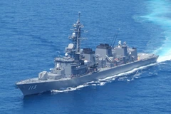 Tàu khu trục Sazanami. (Nguồn: mod.go.jp)