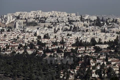 Toàn cảnh khu định cư Ramot của Israel, phía đông Jerusalem. (Nguồn: AFP/TTXVN)