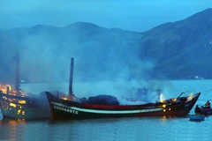 Vụ nổ tàu cá ở Bà Rịa-Vũng Tàu: Đưa các nạn nhân về đất liền cấp cứu 