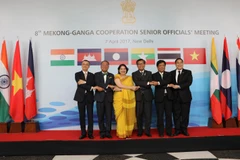 Trưởng đoàn SOM các nước tại cuộc họp SOM Hợp tác Mekong-Sông Hằng (MGC) lần thứ 8. (Ảnh: Huy Bình/Vietnam+)