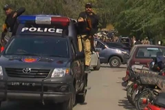 Cảnh sát có mặt tại hiện trường vụ việc. (Nguồn: dawn.com)