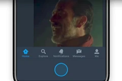 Mô hình nút Home ảo trên iPhone 8. (Nguồn: Tailosive Tech/YouTube)