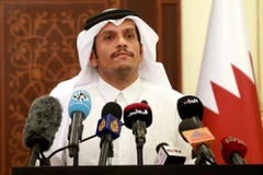 Bộ trưởng Ngoại giao Qatar Mohammed bin Abdulrahman al-Thani. (Nguồn: AFP)