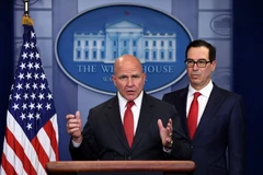 Cố vấn An ninh quốc gia Mỹ H.R. McMaster (trái). (Nguồn: THX/TTXVN)