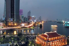 Trung tâm Thành phố Hồ Chí Minh. (Ảnh: Tràng Dương/TTXVN)
