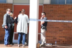 Cảnh sát phong tỏa hiện trường. (Nguồn: News Corp Australia)