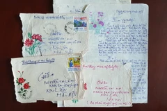 Phong thư thời chiến. (Ảnh: Nhà báo Đặng Vương Hưng cung cấp)